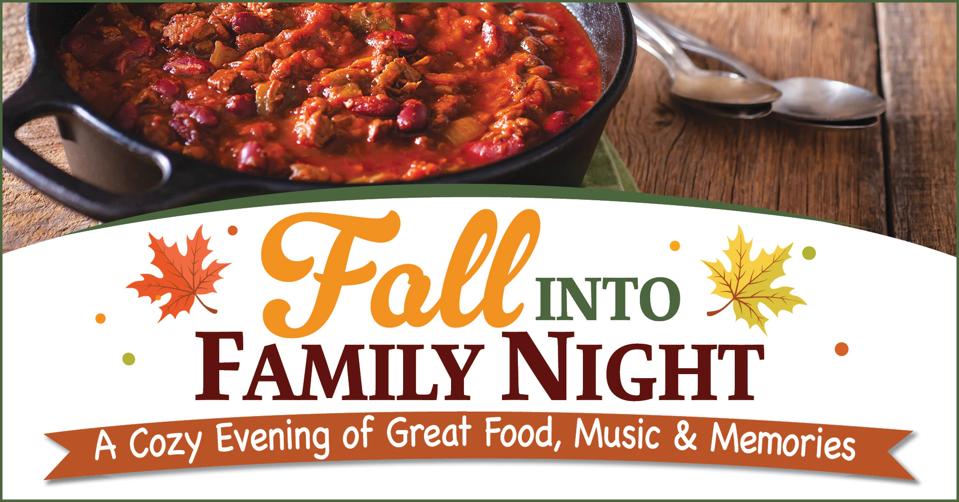Fall Into Family Night flyer